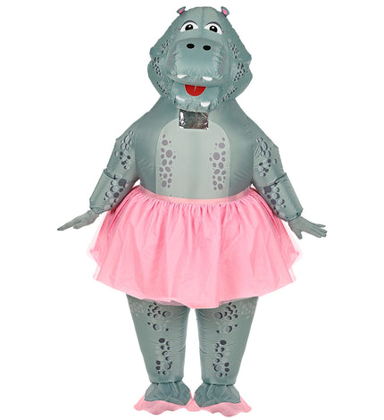 Widmann SRL Grappig Nijlpaard ballerina kostuum