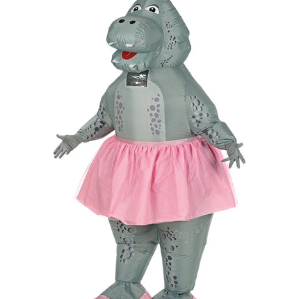 Widmann SRL Grappig Nijlpaard ballerina kostuum