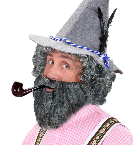 Widmann SRL Grijze baard Kapitein