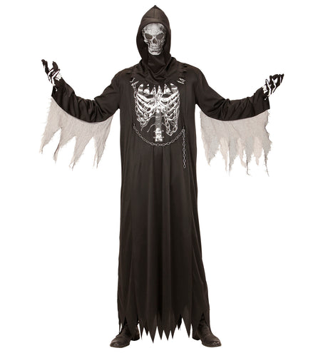 Widmann SRL Grimreaper Hoodie pak voor volwassenen