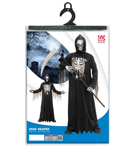 Widmann SRL Grimreaper Hoodie pak voor volwassenen