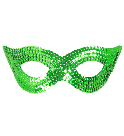 Widmann SRL Groen oogmasker pailletten