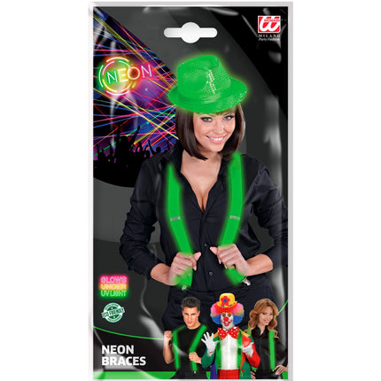 Widmann SRL Groene bretels verstelbaar