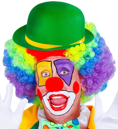 Widmann SRL Groene clowns bolhoed