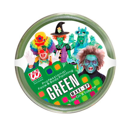 Widmann SRL Groene schmink voor carnaval