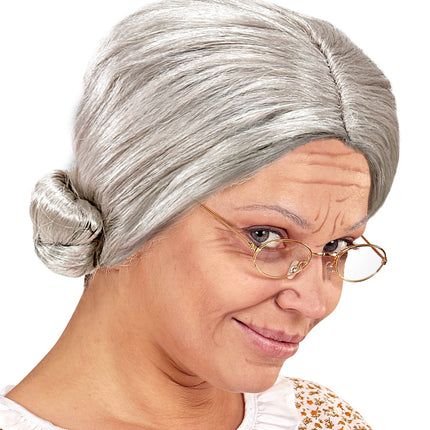Widmann SRL Grootmoeder pruik volwassenen