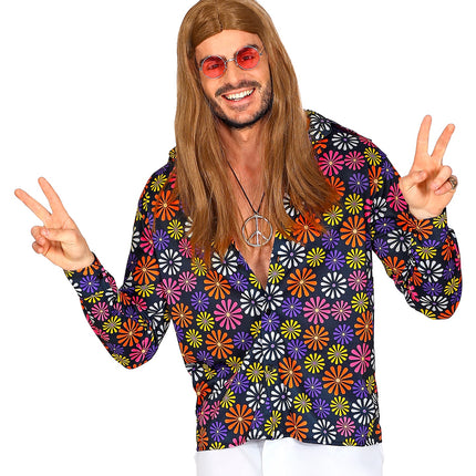 Widmann SRL Groovy shirt bloem jaren 70