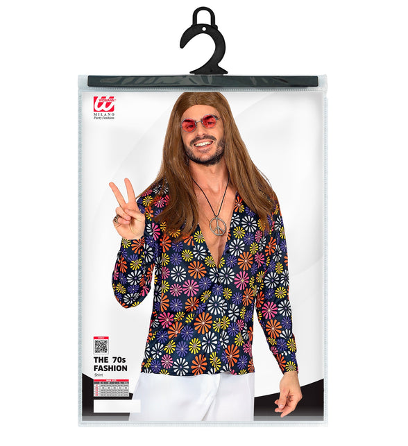 Widmann SRL Groovy shirt bloem jaren 70