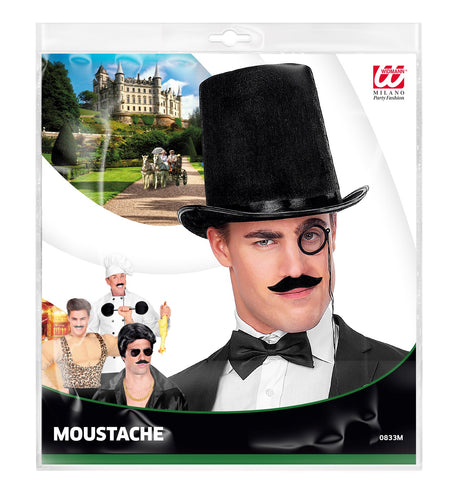 Widmann SRL Grote nep snor zwart