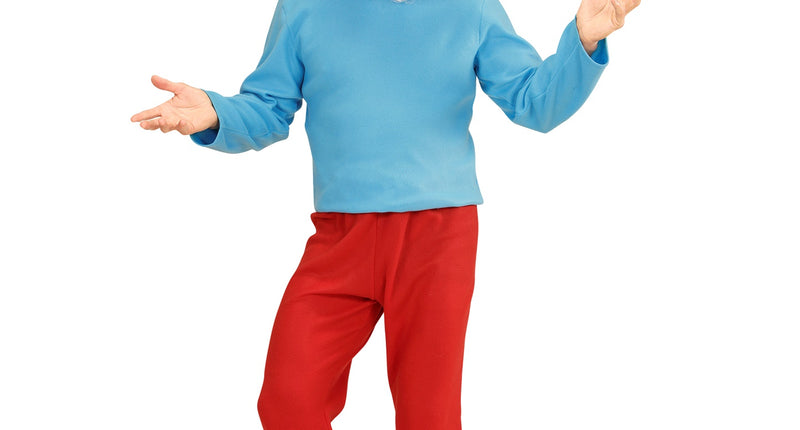 Widmann SRL Grote smurf kostuum kabouter pak