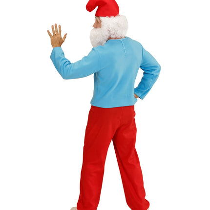 Widmann SRL Grote smurf kostuum kabouter pak