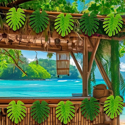 Widmann SRL Guirlande van blaadjes 5 meter kostuum Eva