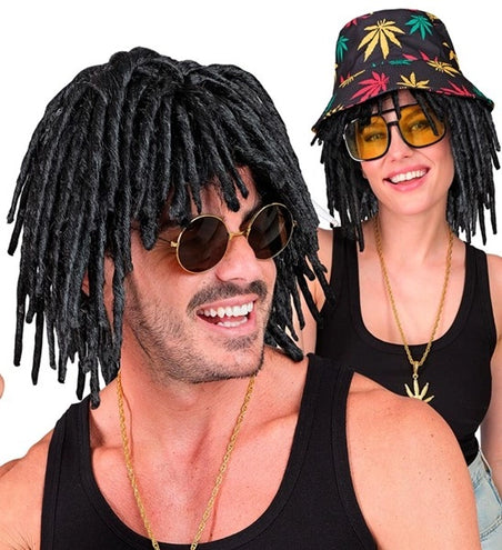 Widmann SRL Gullit pruik dreadlock zwart