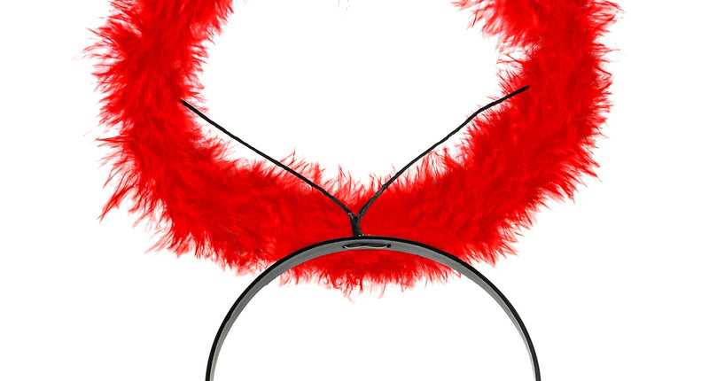 Widmann SRL Haarband met aureool rood Angelica