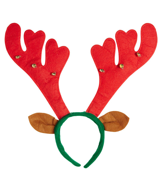 Widmann SRL Haarband rendier met belletjes en oren
