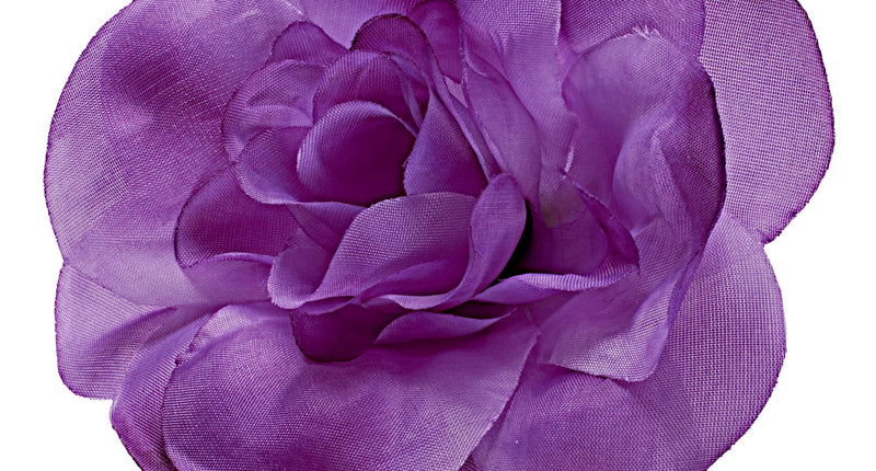 Widmann SRL Haarbloem paars met elastiek