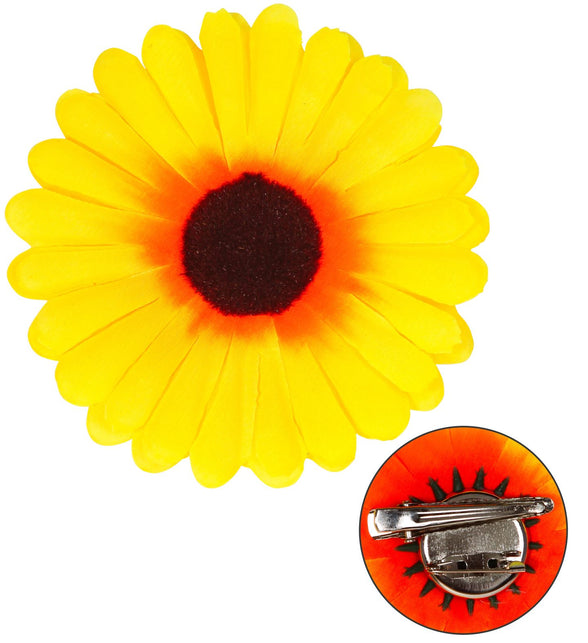 Widmann SRL Haarclip zonnebloem Hawaii