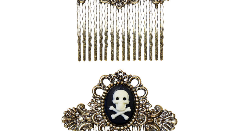 Widmann SRL Haarklemmen schedel met botten