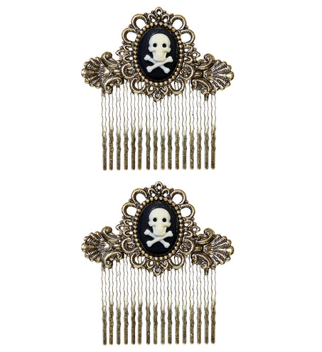 Widmann SRL Haarklemmen schedel met botten