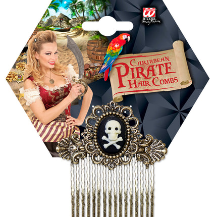 Widmann SRL Haarklemmen schedel met botten