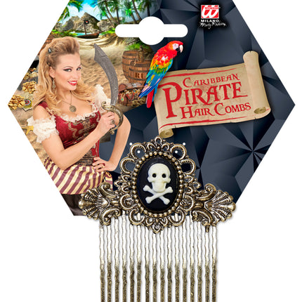 Widmann SRL Haarklemmen schedel met botten