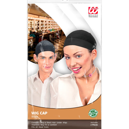 Widmann SRL Haarnetje zwart pruikenkapje