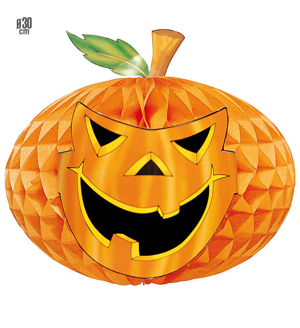 Widmann SRL Halloween decoratie pompoen lampions 30cm