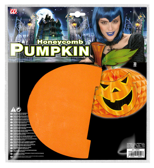 Widmann SRL Halloween decoratie pompoen lampions 30cm