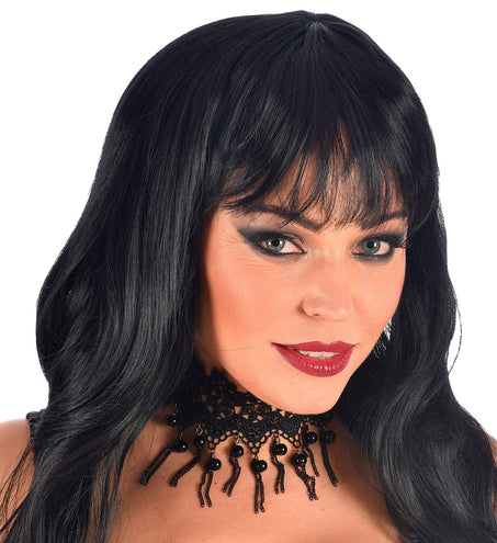 Widmann SRL Halloween nekband met mooie parels