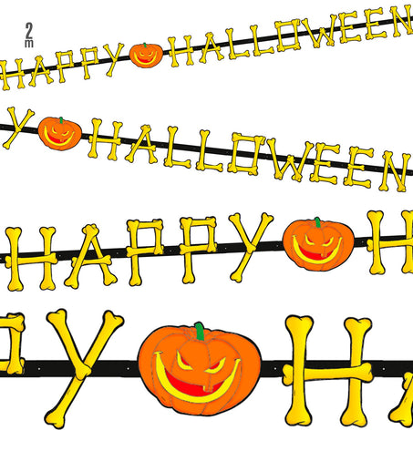 Widmann SRL Halloween slinger Happy Halloween
