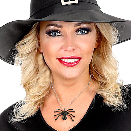 Widmann SRL Halsketting halloween met spin