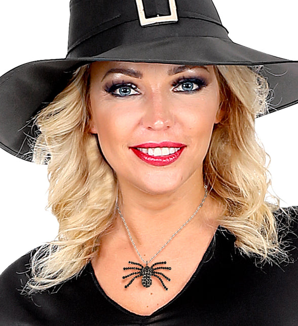 Widmann SRL Halsketting halloween met spin