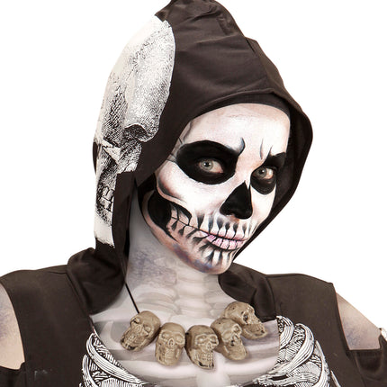 Widmann SRL Halsketting met doodskopjes