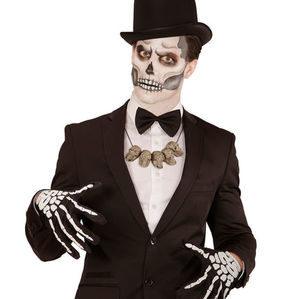 Widmann SRL Halsketting met doodskopjes