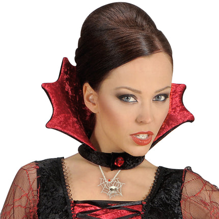 Widmann SRL Halsketting spinnenweb met spinnen