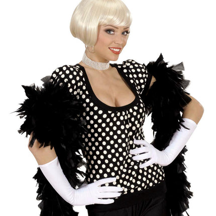 Widmann SRL handschoenen lycra 37cm wit