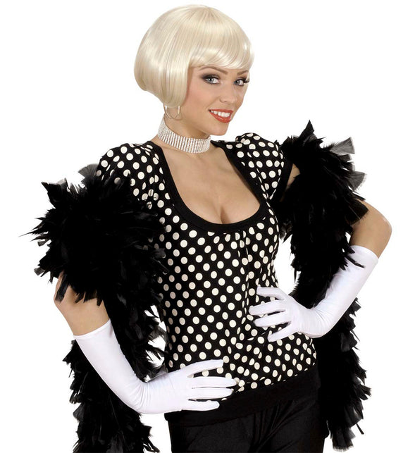 Widmann SRL handschoenen lycra 37cm wit