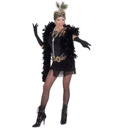 Widmann SRL Handschoenen lycra 37cm zwart