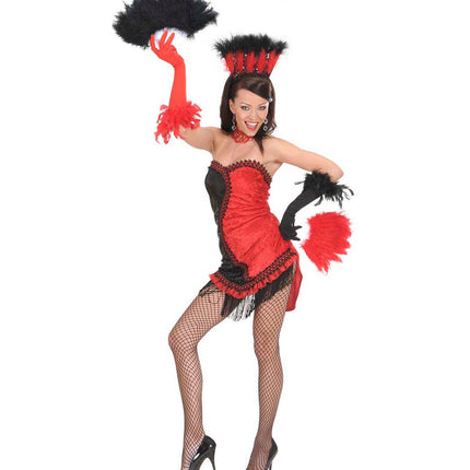 Widmann SRL handschoenen met veren zwart