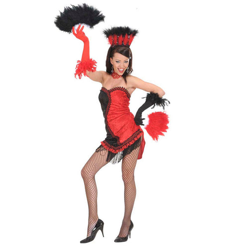 Widmann SRL handschoenen met veren zwart