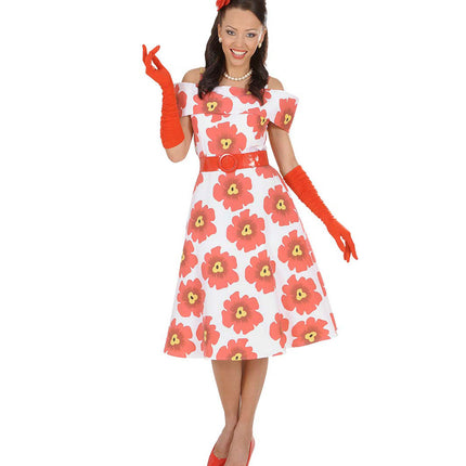 Widmann SRL handschoenen plisse lycra rood