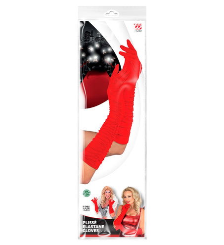 Widmann SRL handschoenen plisse lycra rood