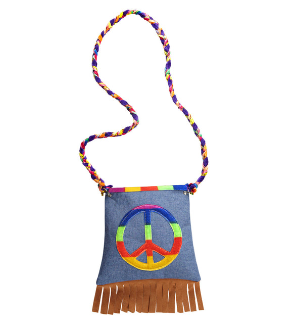 Widmann SRL Handtas hippie peaceteken
