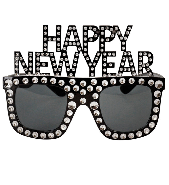 Widmann SRL Happy New Year bril zilver