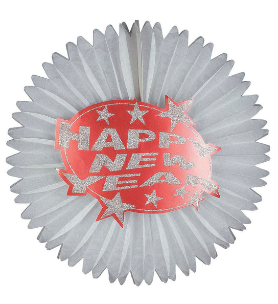 Widmann SRL Happy new year decoratie rood