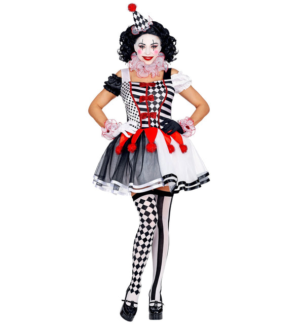 Widmann SRL Harlekijn kostuum dames luxe