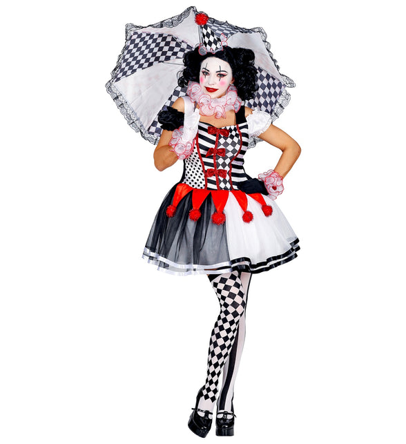 Widmann SRL Harlekijn kostuum dames luxe