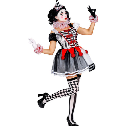 Widmann SRL Harlekijn kostuum dames luxe