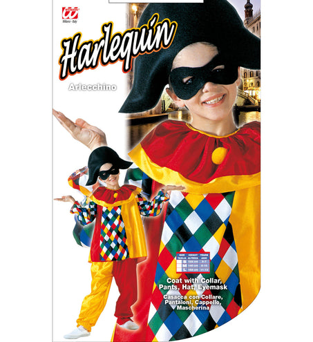 Widmann SRL Harlekijn kostuum Thomas kind