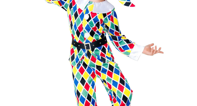 Widmann SRL Harlekijn pak Lars kind